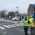 Blocage passage piéton